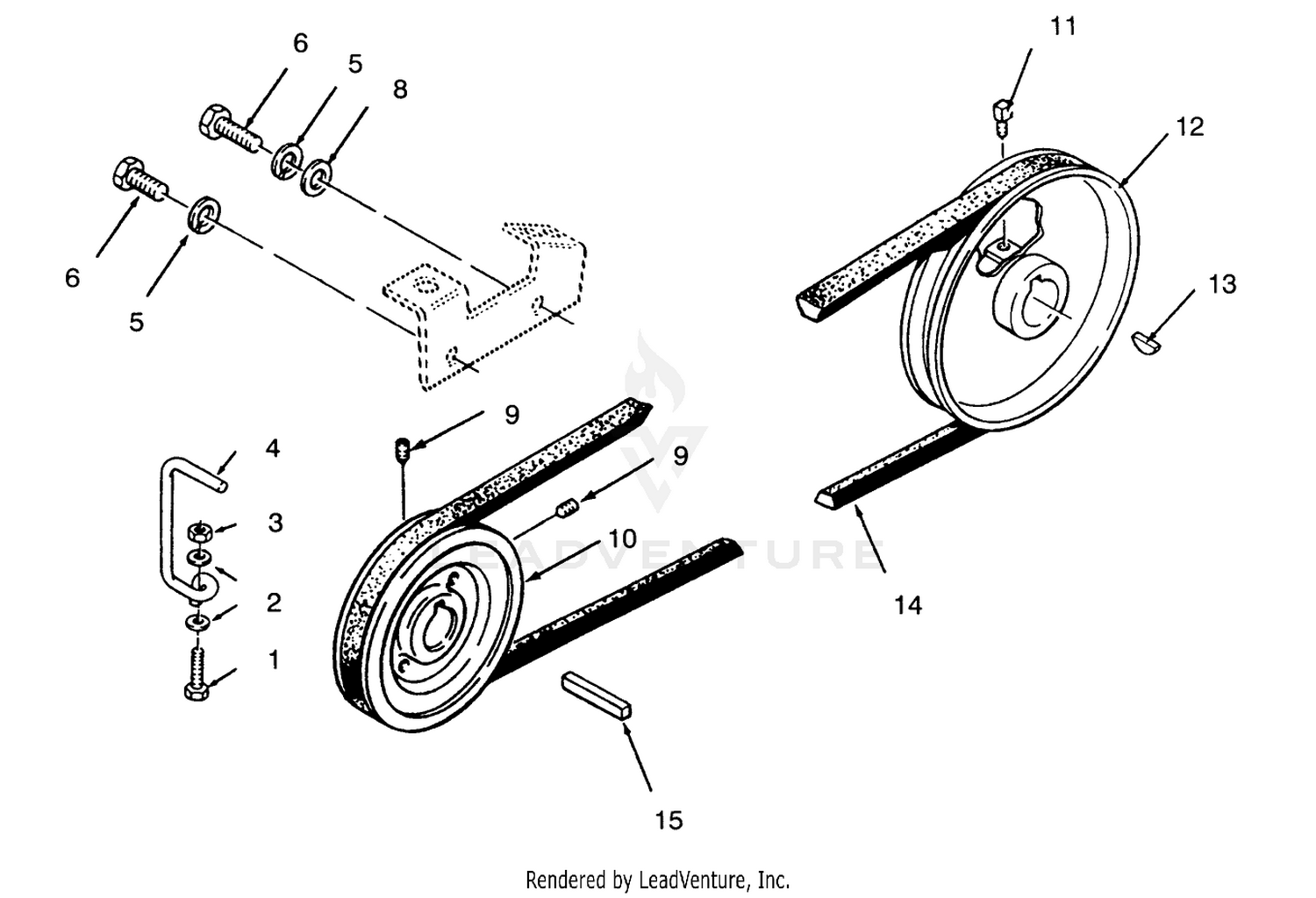 Drive Belt And Pulleys