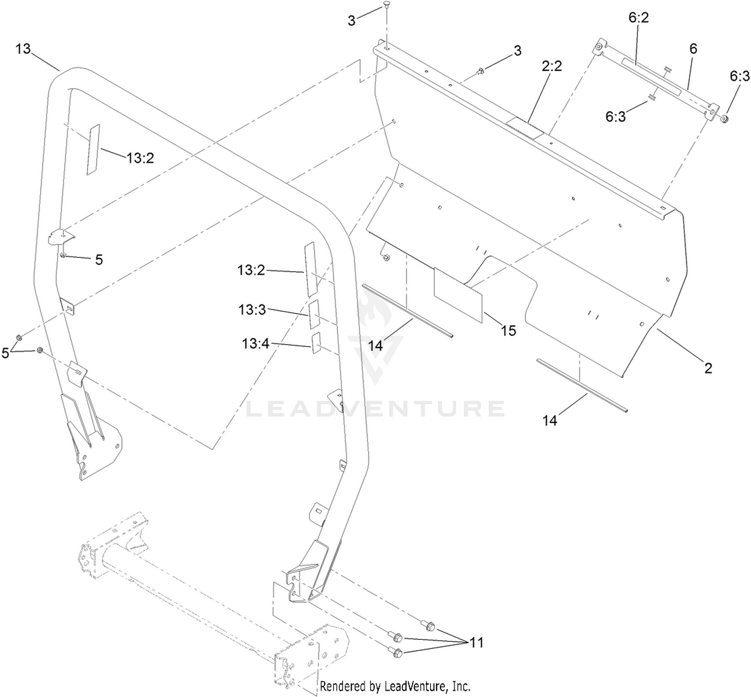 Roll-Over Protection System Assembly