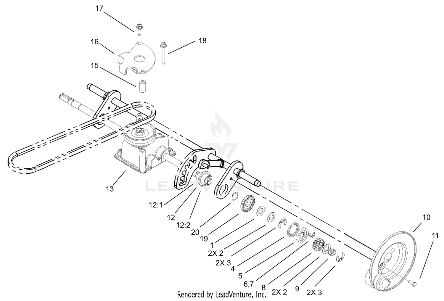 Gear Case and Cover Assembly
