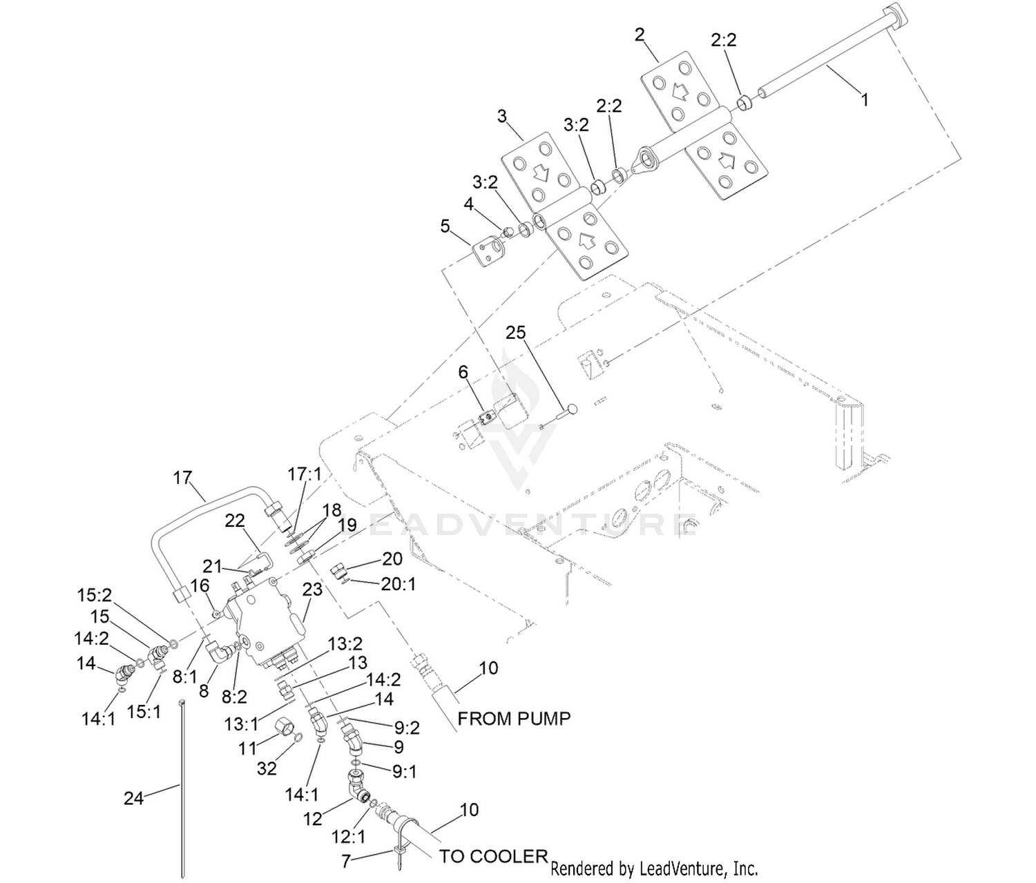 Control Valve and Pedal Assembly