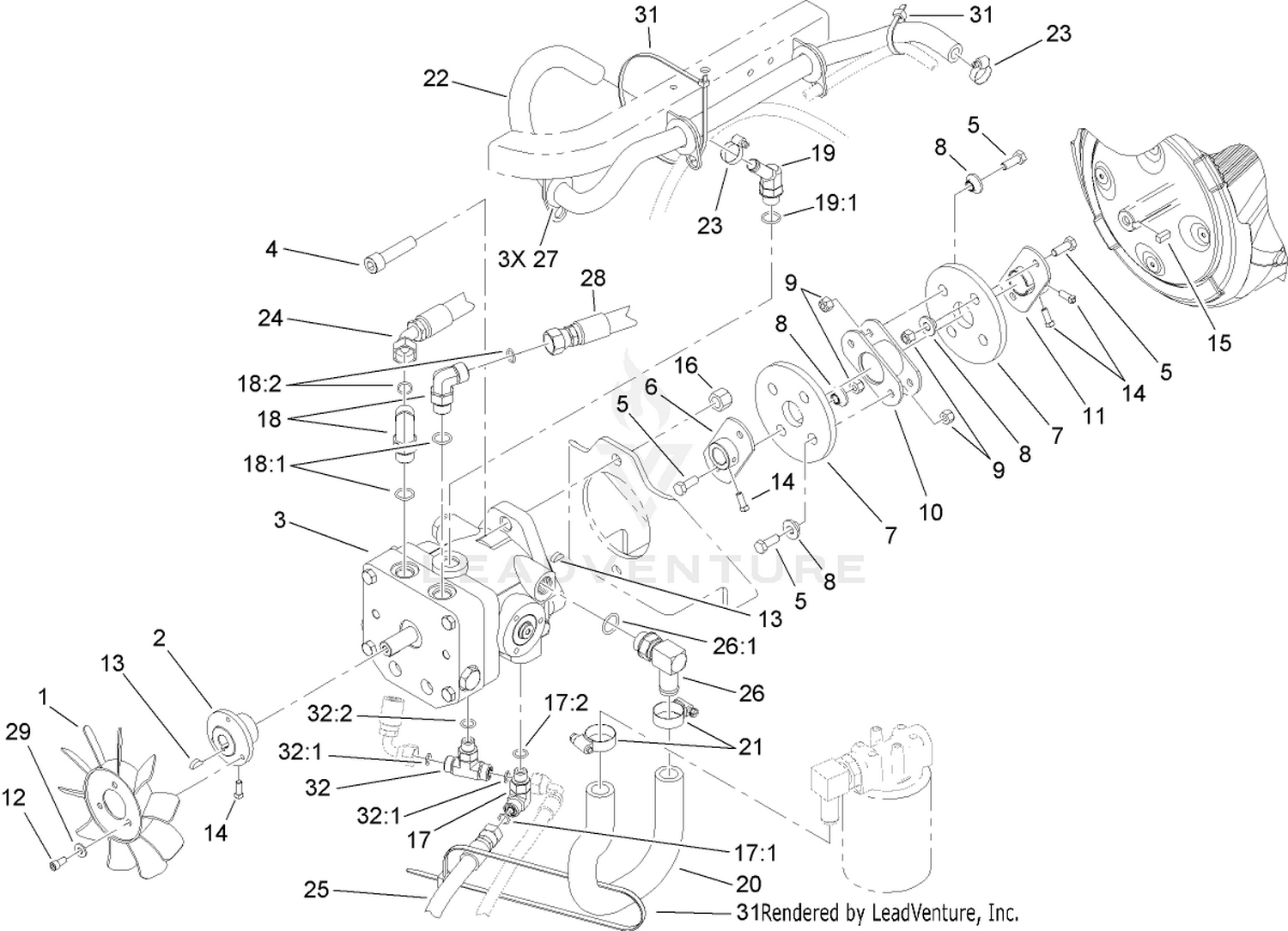 Pump and Coupling Assembly