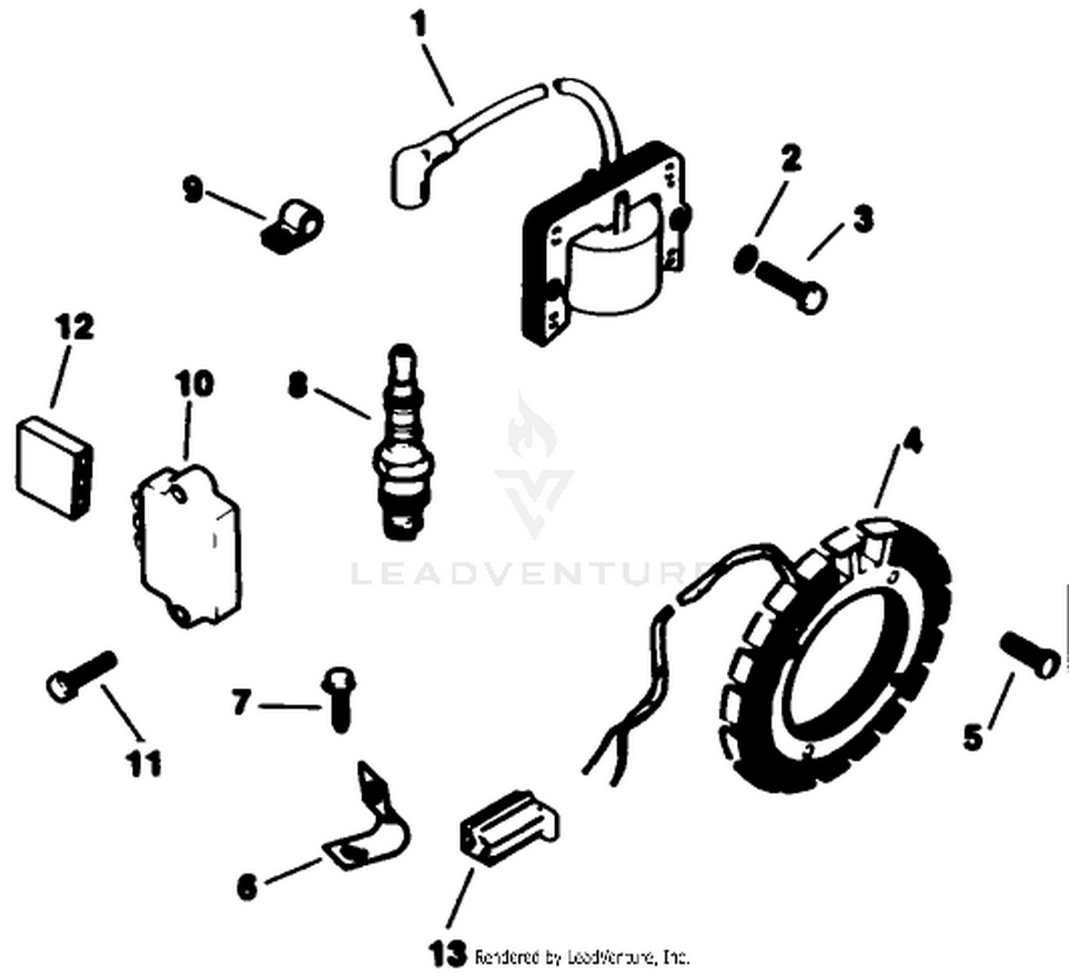 Ignition-Engine Model No. M16 Spec. No. 711526 (cont.)