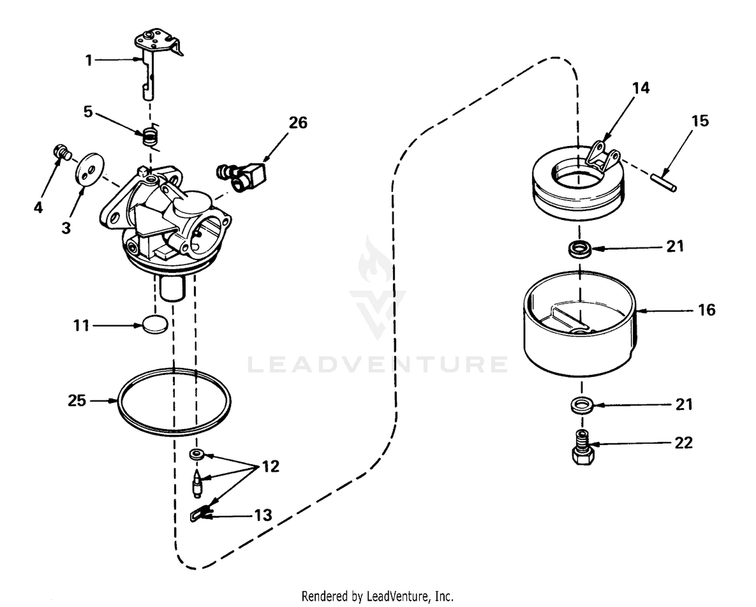 Carburetor No. 631831