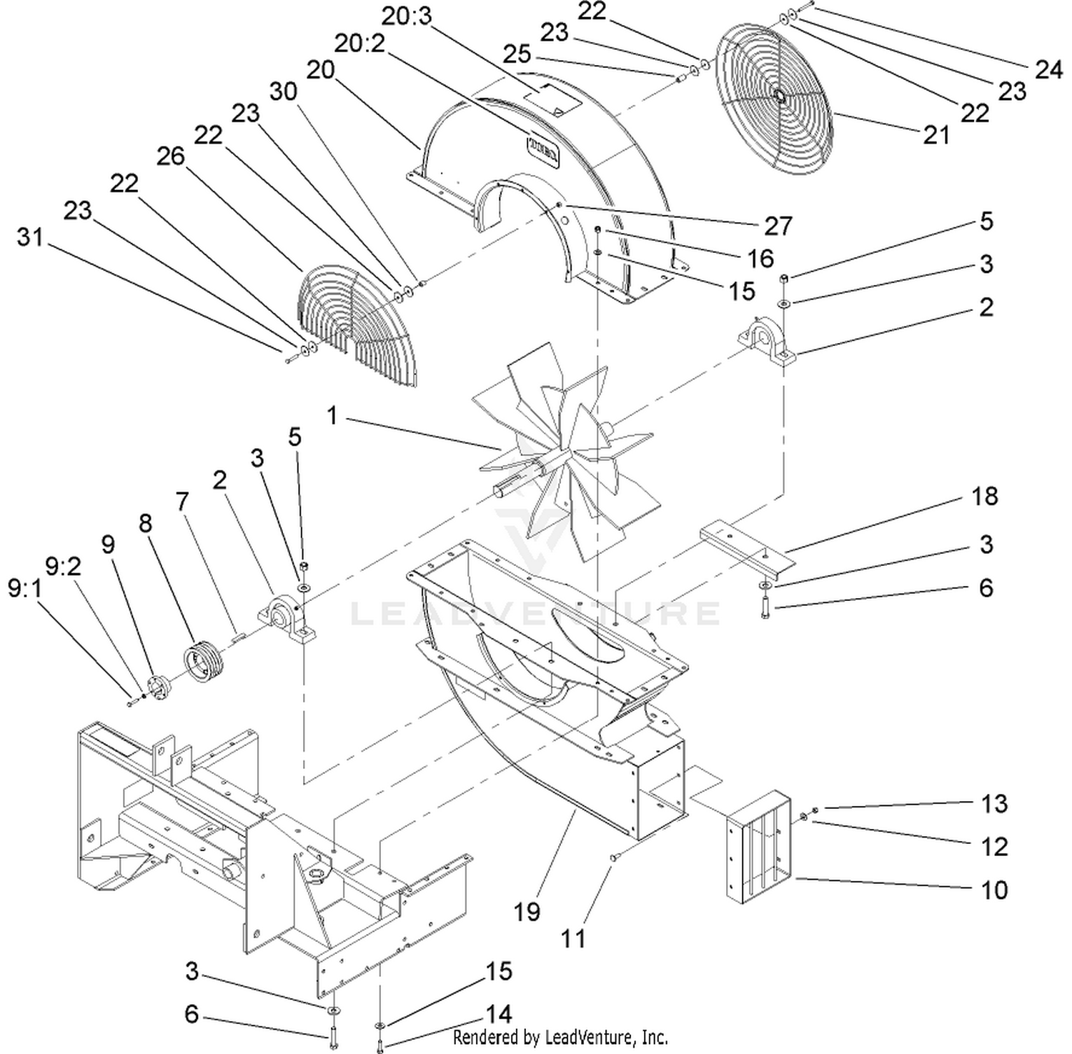 Housing and Impeller Assembly