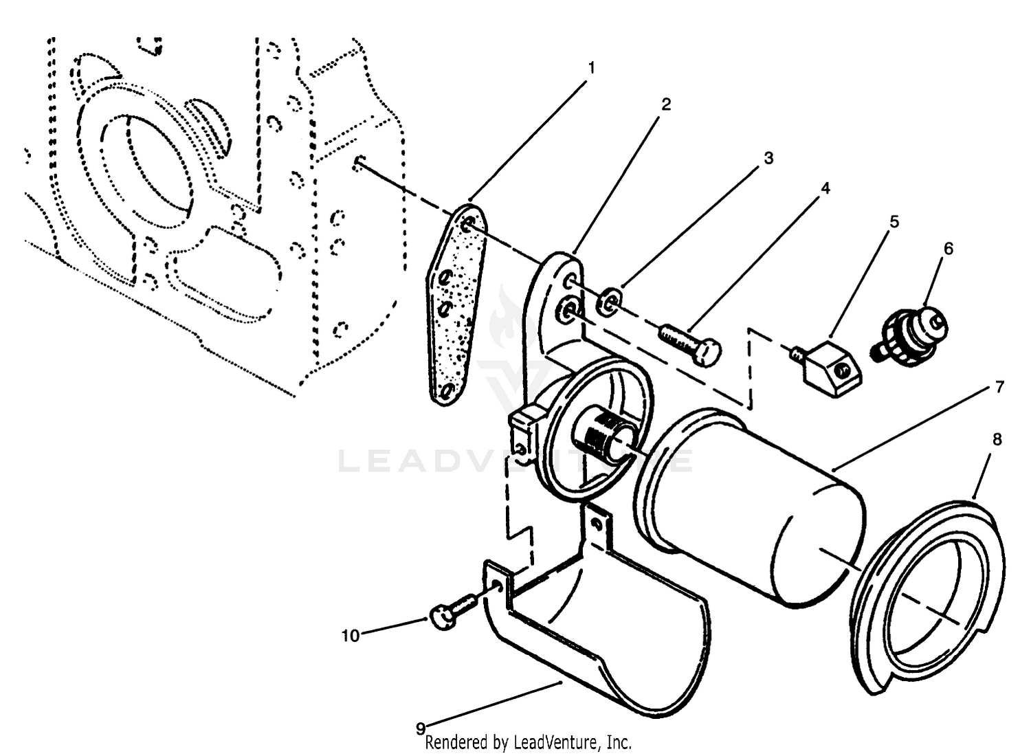 Oil Filter And Low Oil Pressure Cut-Off Switch