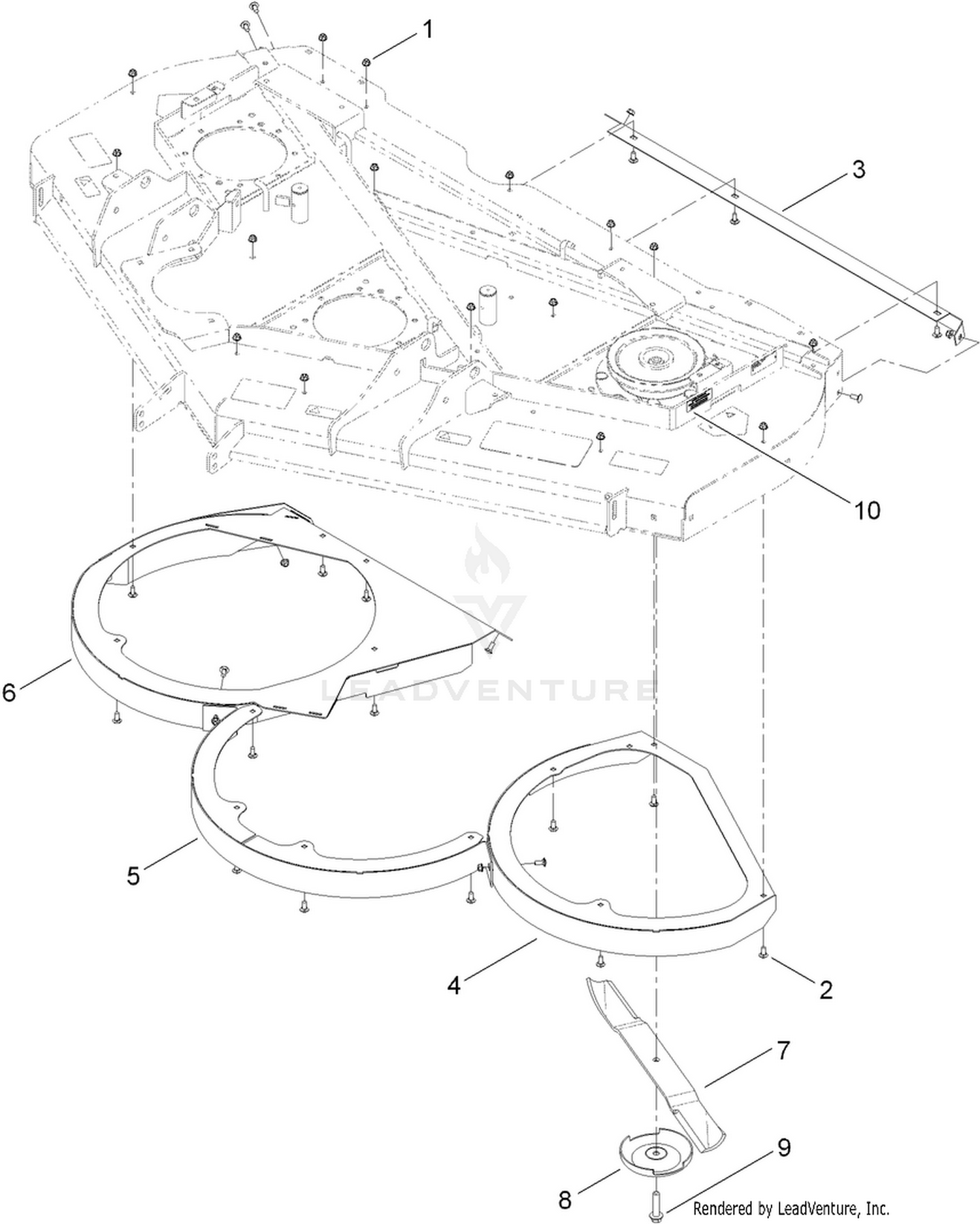 Rear Discharge Completion Kit