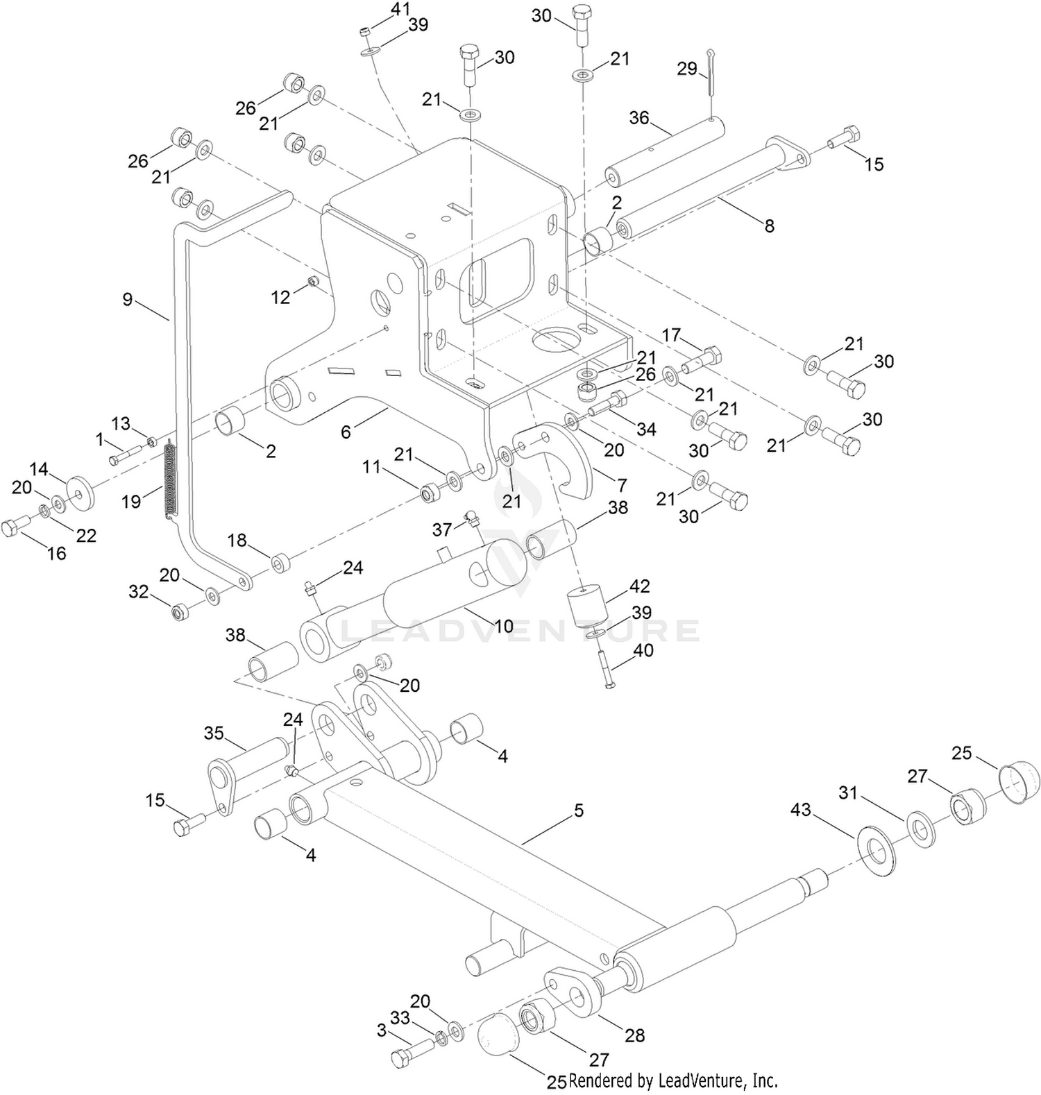 Center Arm Assembly