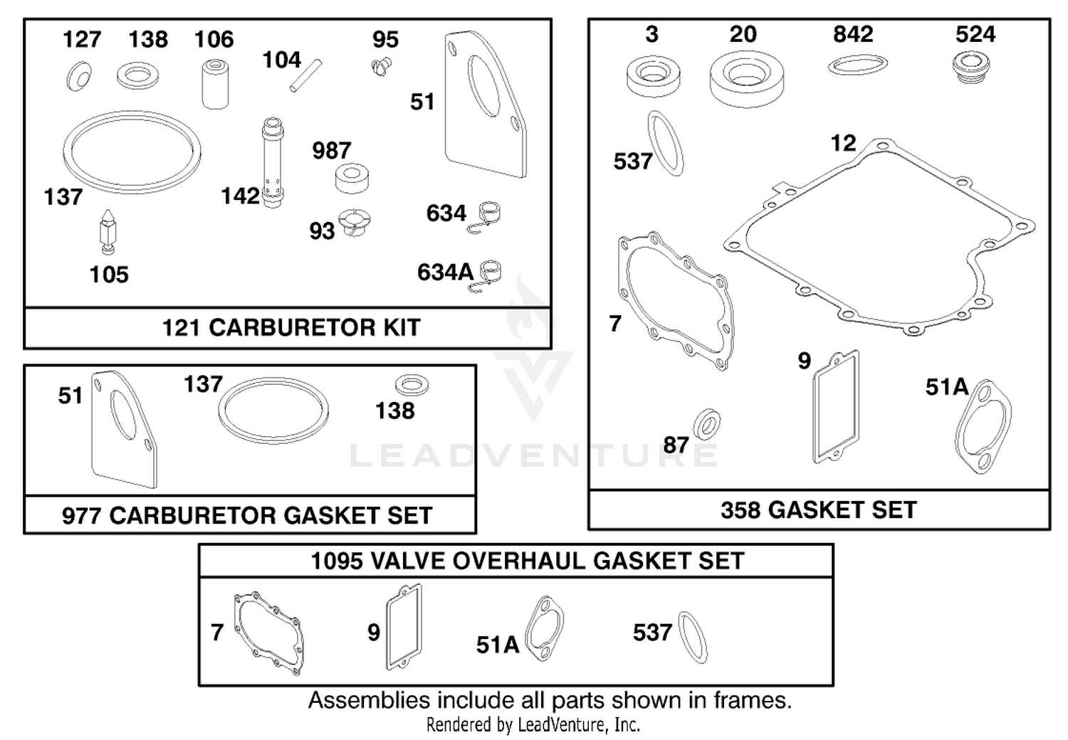 Engine Briggs  Stratton Model 28m707-1122-E1 9