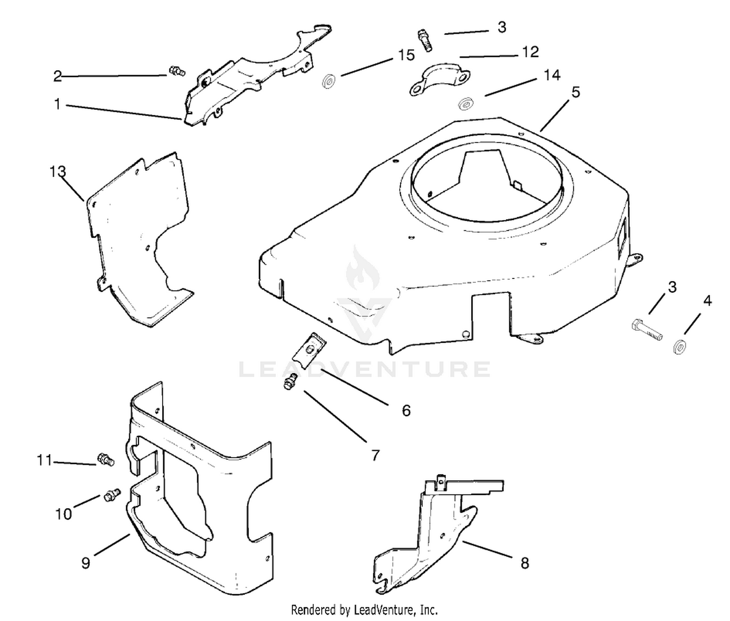 Blower Housing  Baffles
