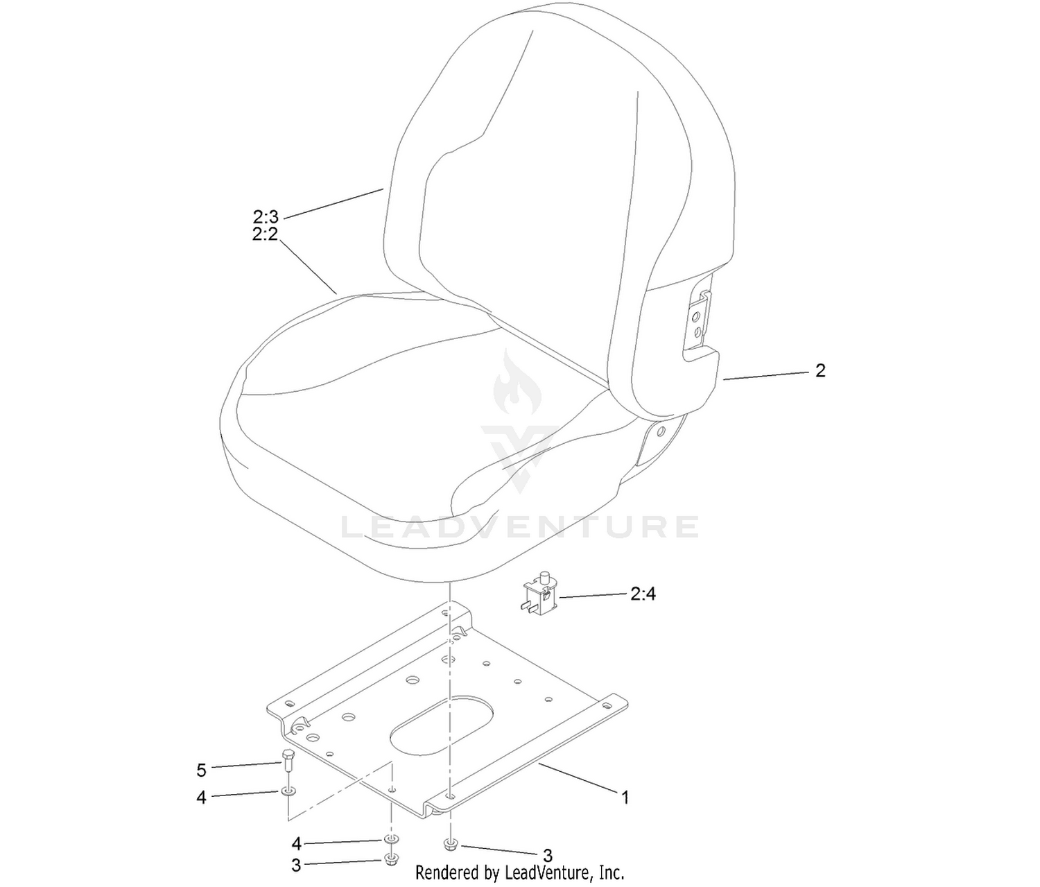 Seat Replacement Kit Assembly No. 144-7056
