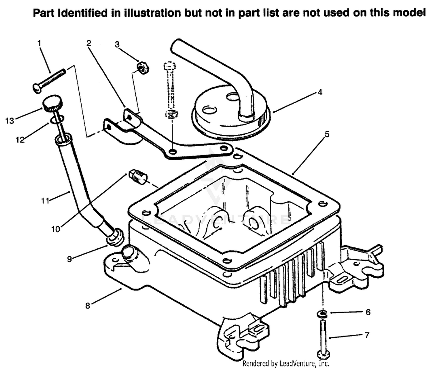 Oil Fill Tube  Base