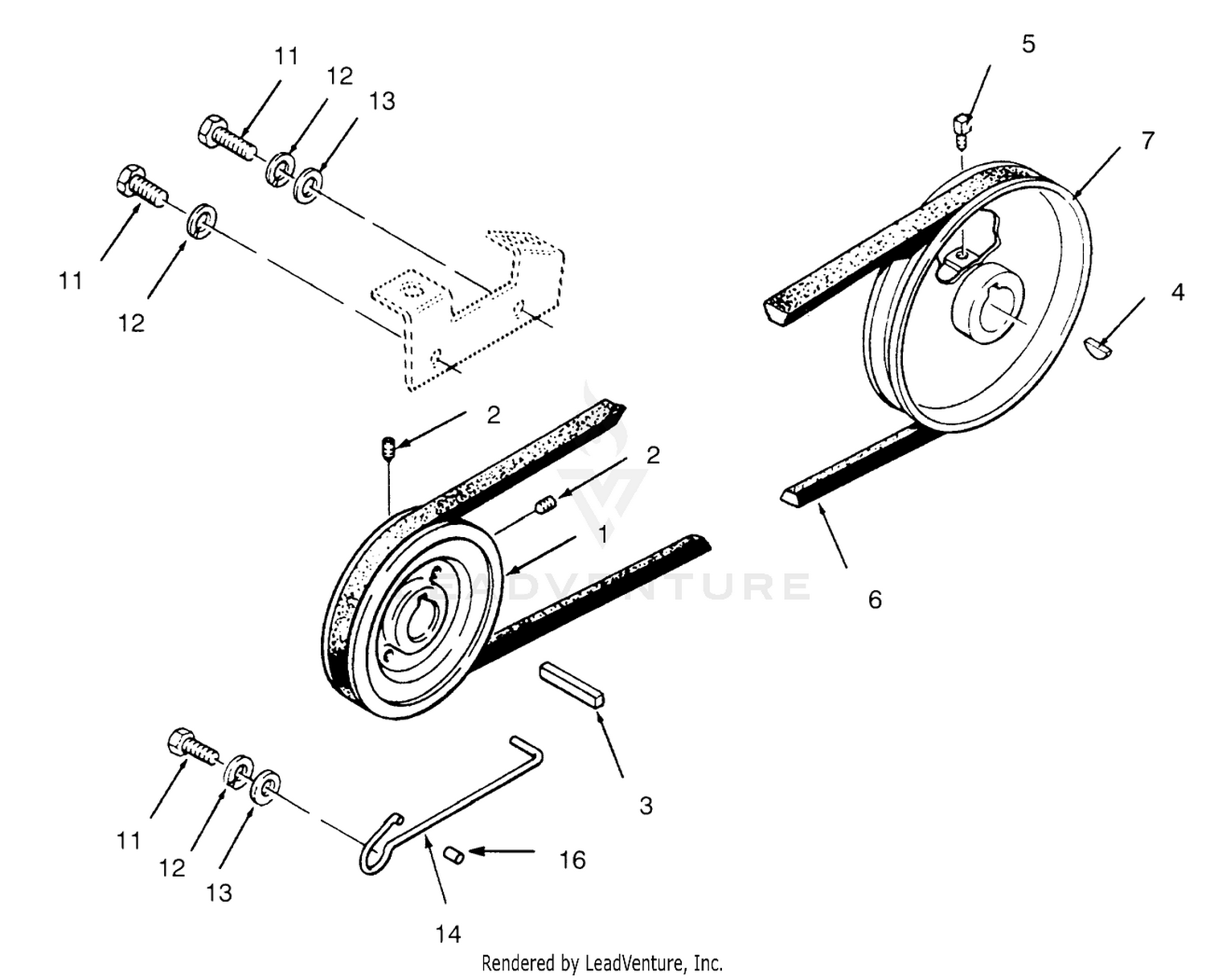 Drive Belt And Pulleys
