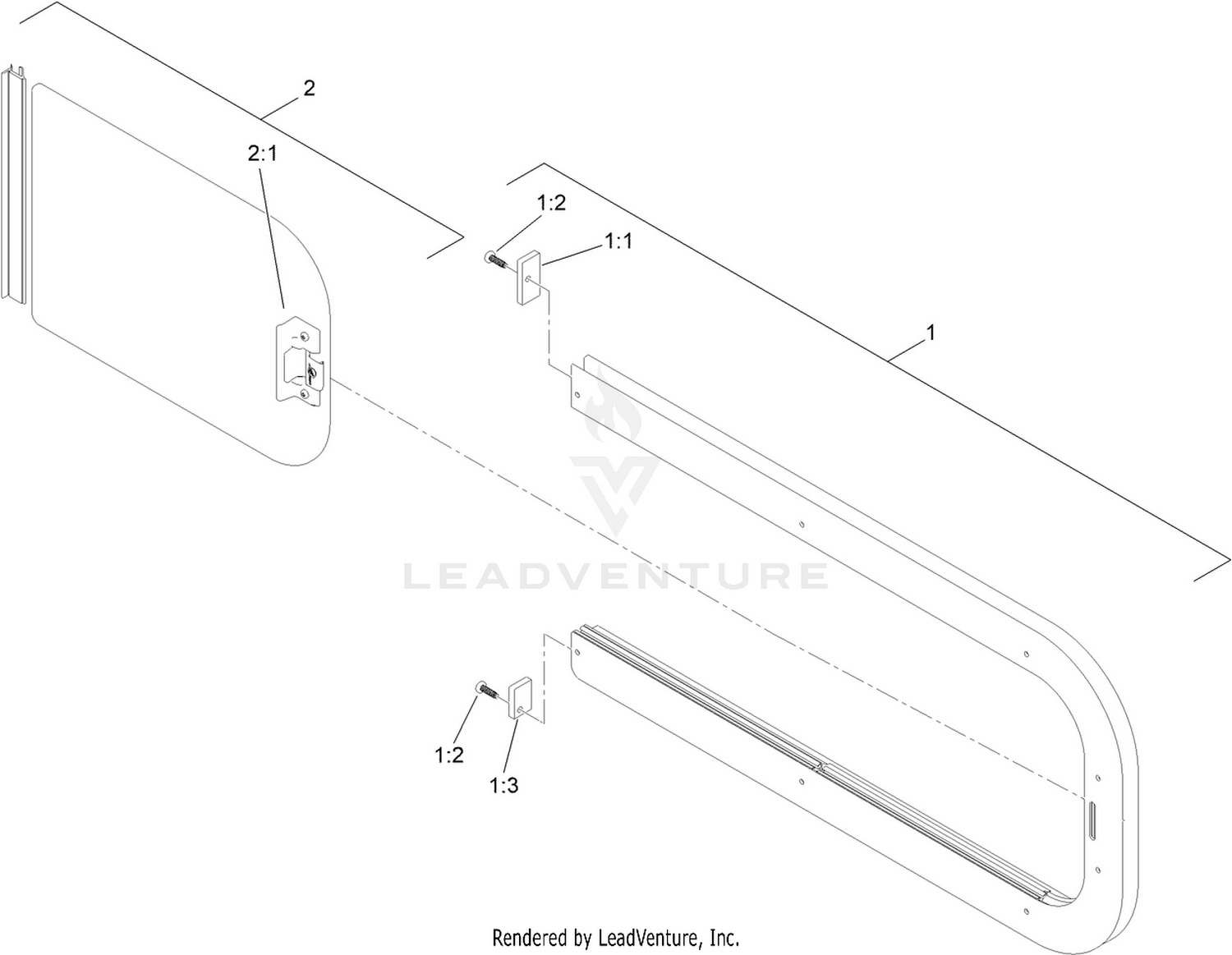 Sliding Window Assembly No. 145-7613SP