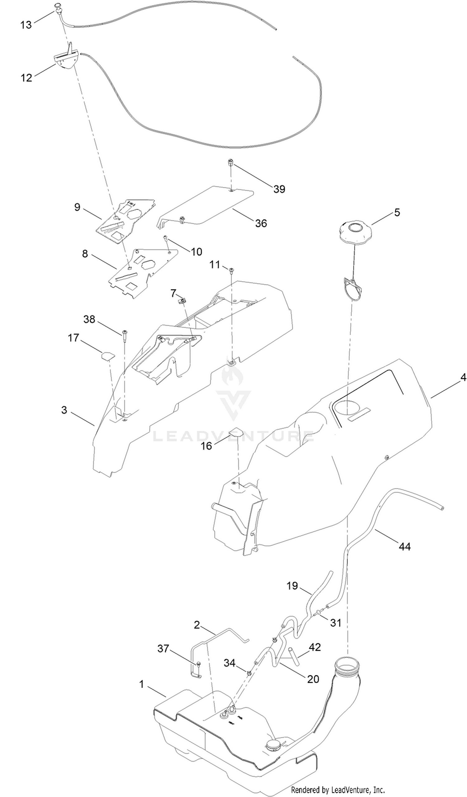 Body Styling and Fuel Pod Assembly