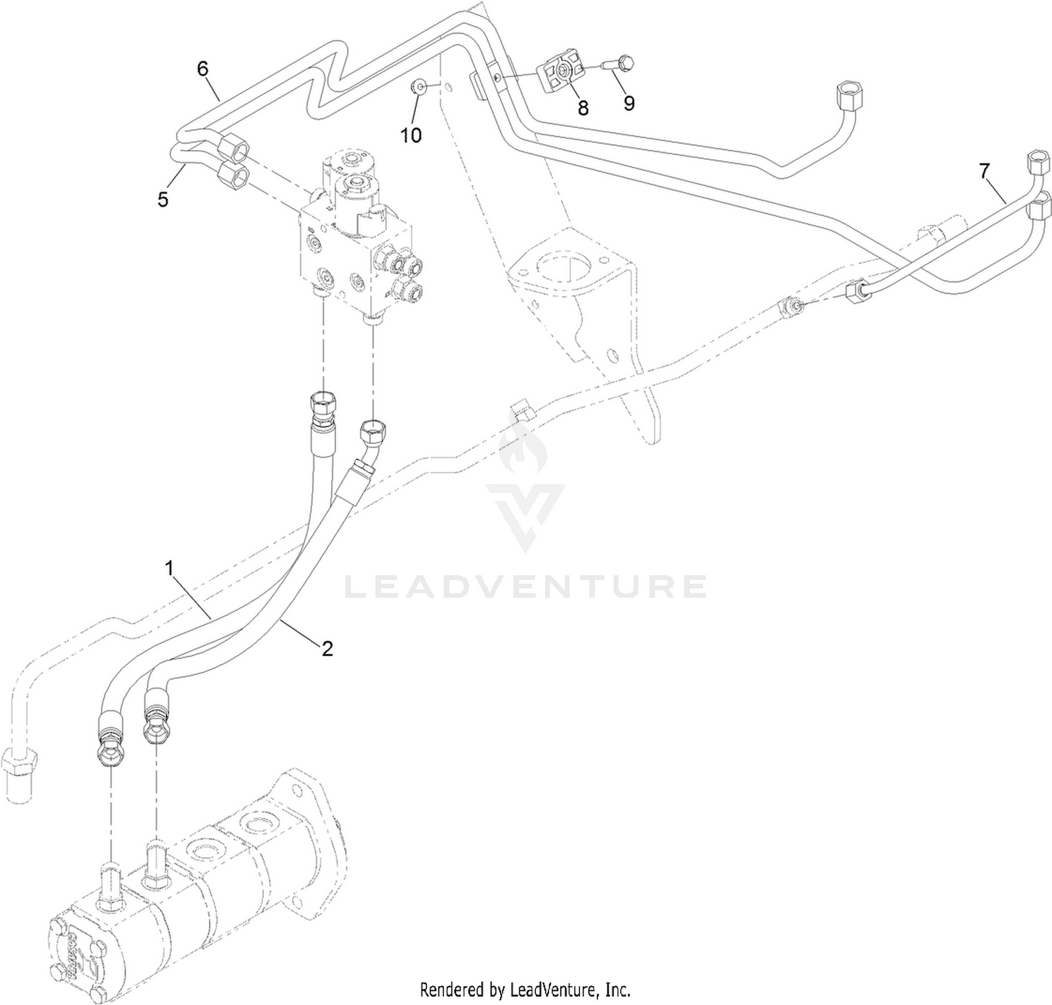 Hydraulic Lift Circuit Assembly