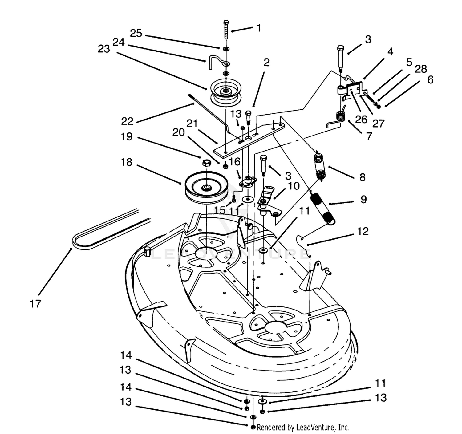 Brake Assembly (38" Cutting Unit)