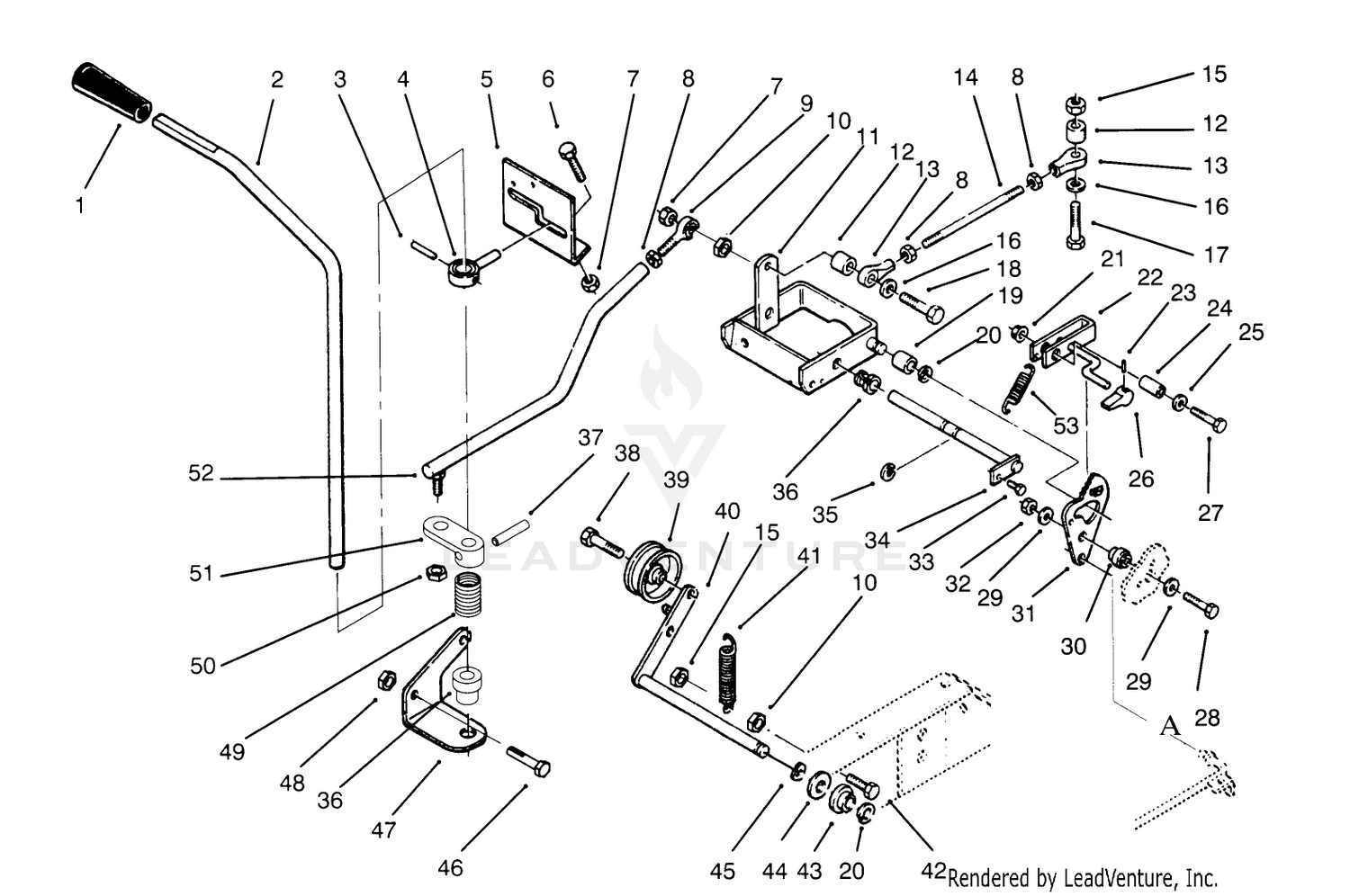 Clutch, Brake And Motion Control Linkage