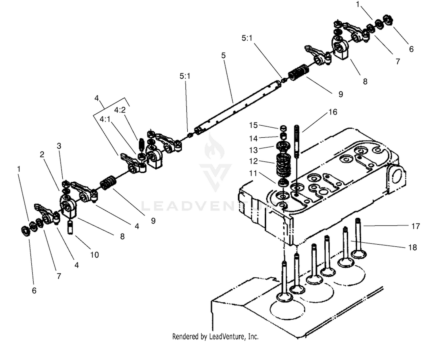 Valve And Rocker Arm Assembly