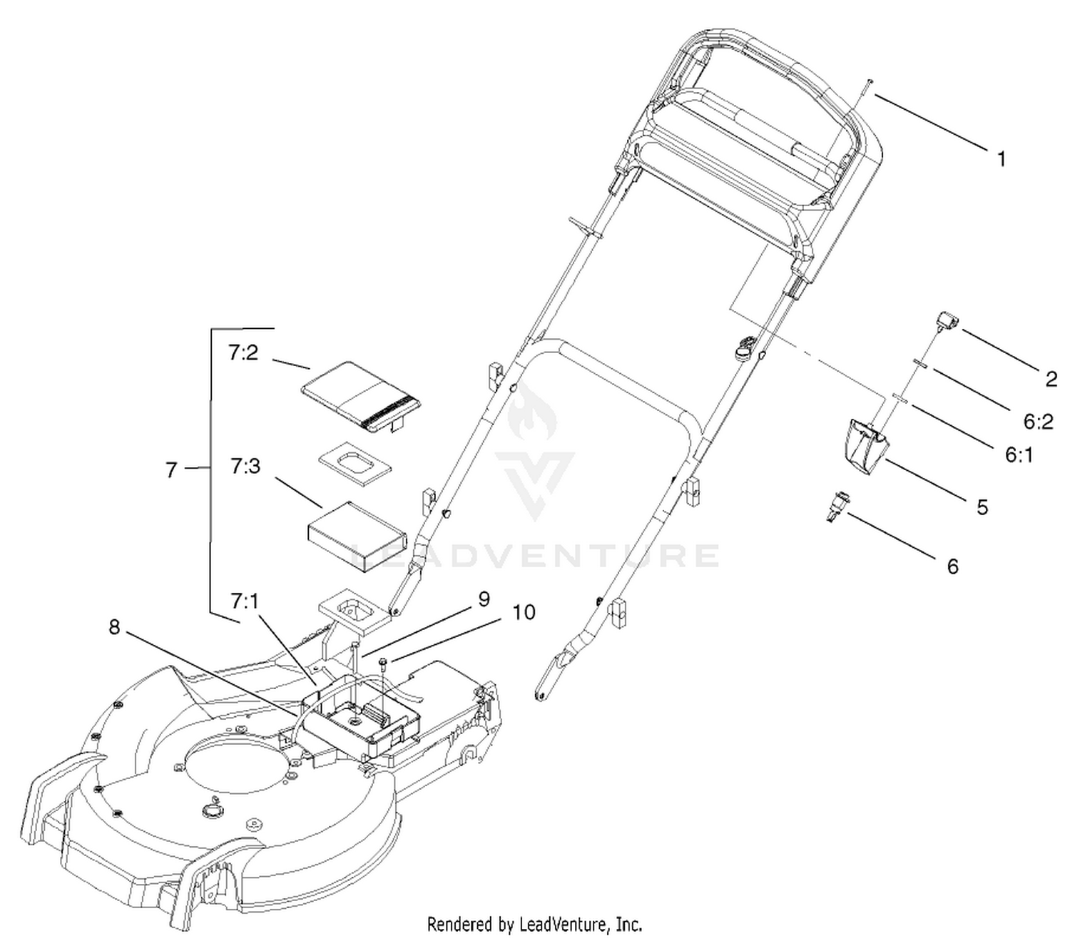 Switch and Battery Assembly (only on: 20791)