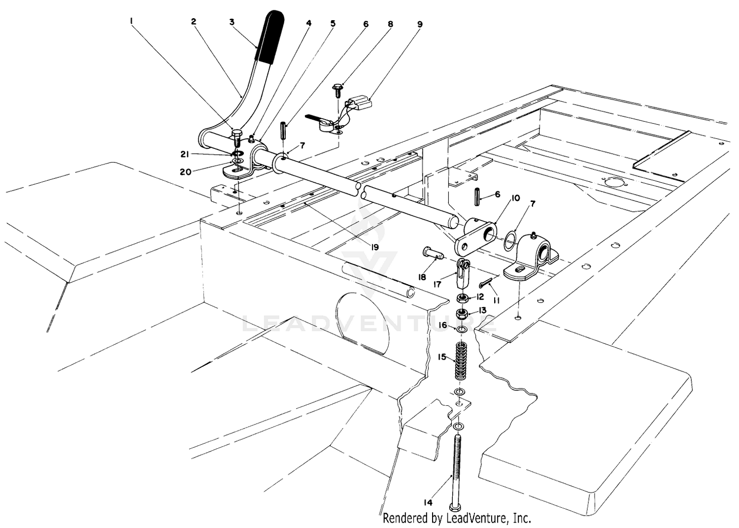 Power Take Off Lever Assembly