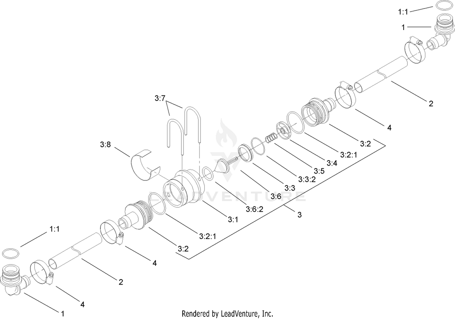 Tank Rinse Hose Assembly