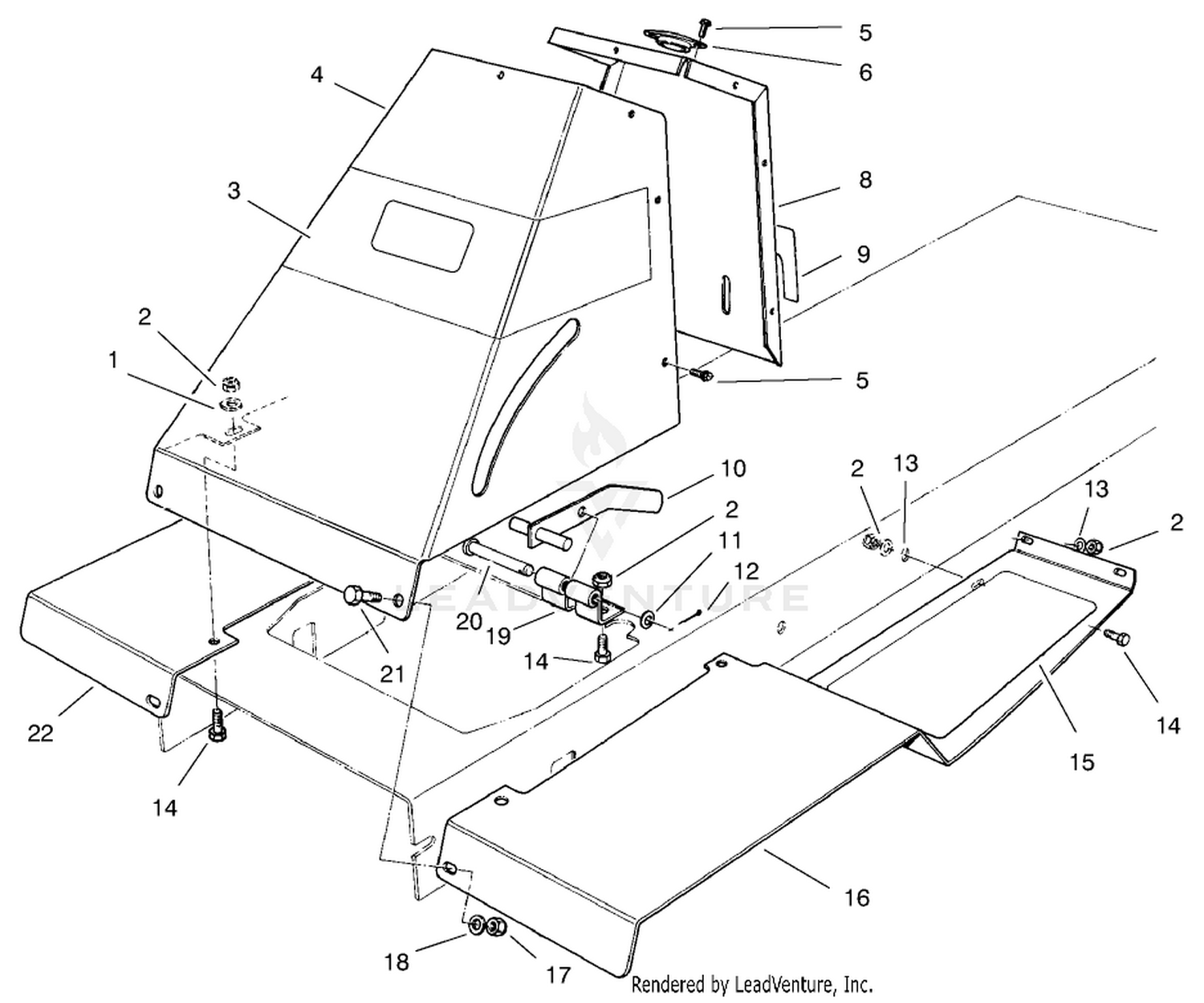 Front Tower Assembly