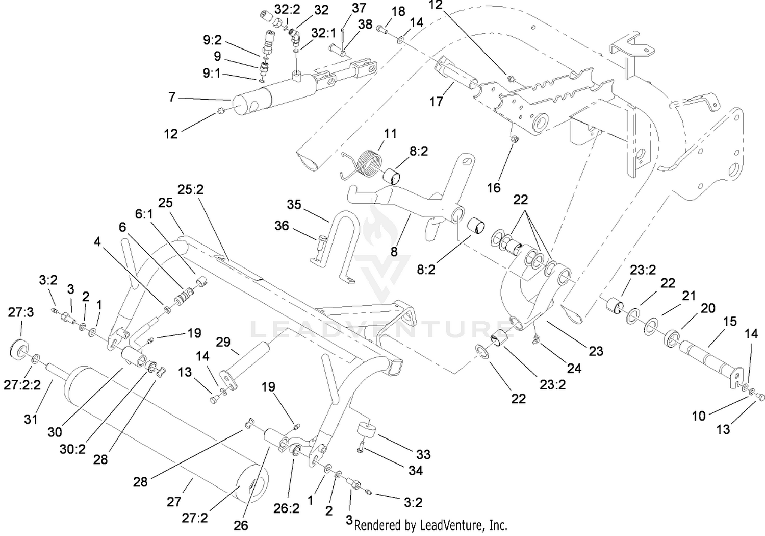 Center Pull Frame Assembly