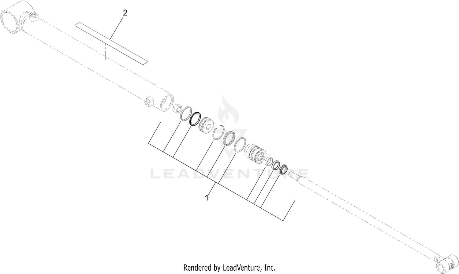 Hydraulic Cylinder Assembly No. 133-0620