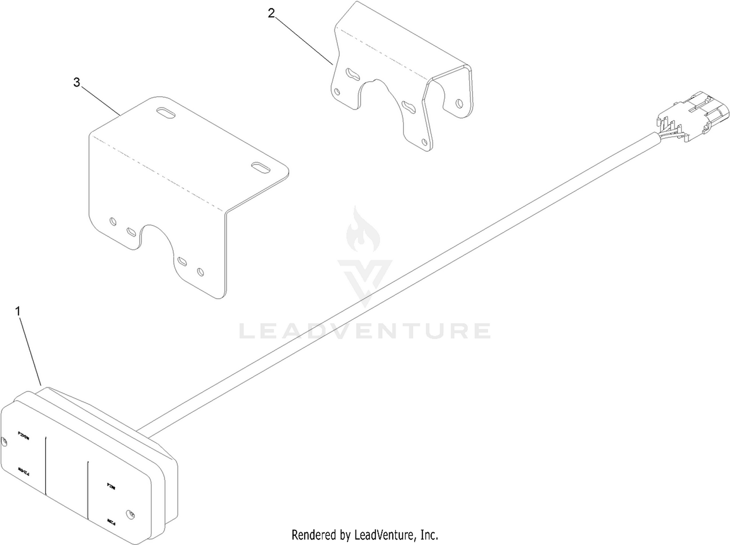 Rear Lamp Replacement Assembly No. 139-4501