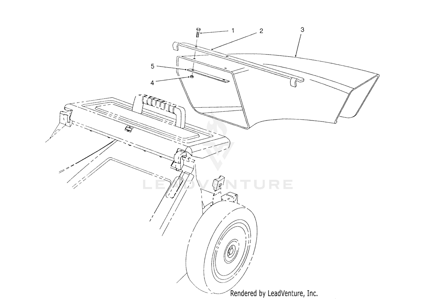 Side Discharge Chute Model No. 59112 (optional)