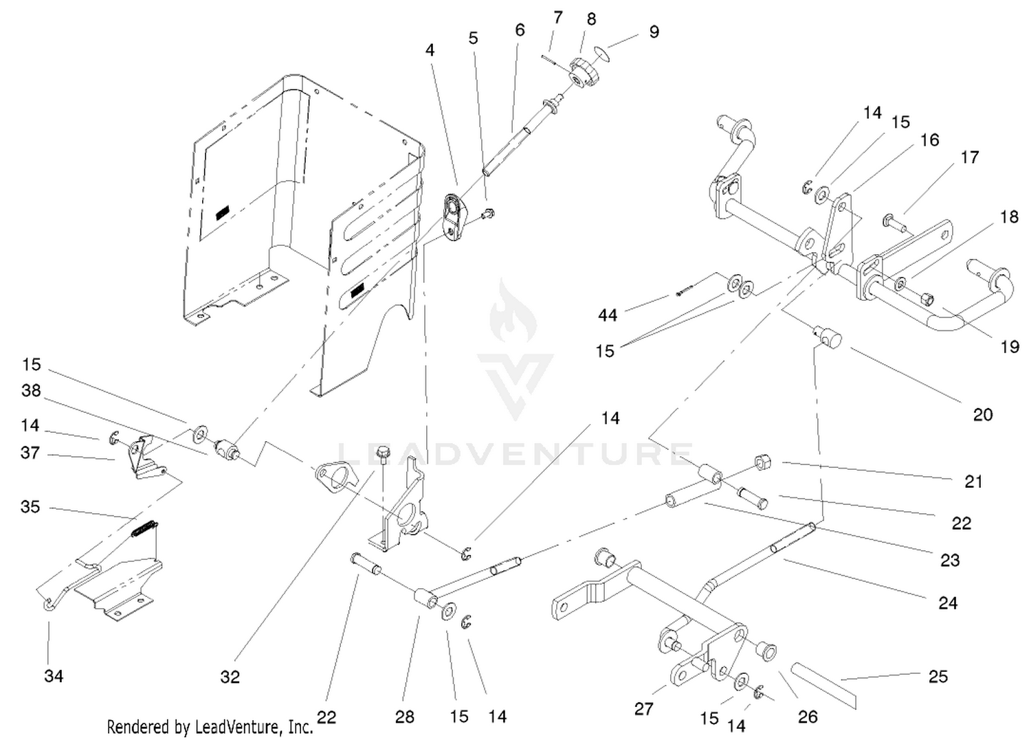 Lift Lever And Hoc Assembly
