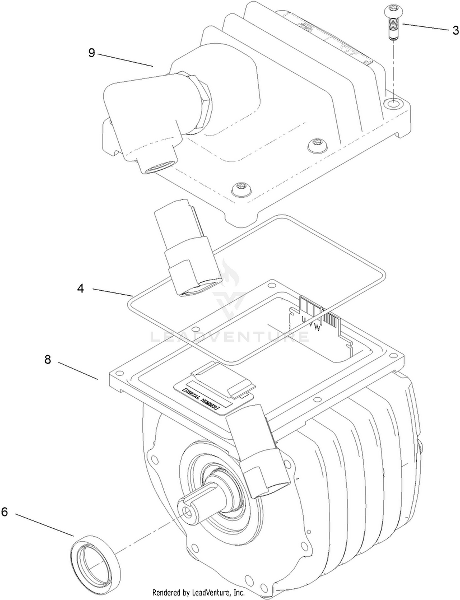 Direct Drive REM/INV Assembly No. 144-6662