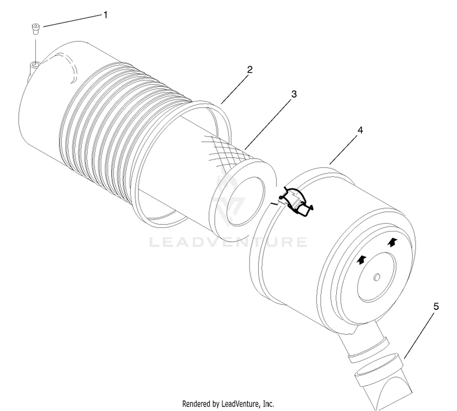 Air Cleaner Assembly No. 93-5111