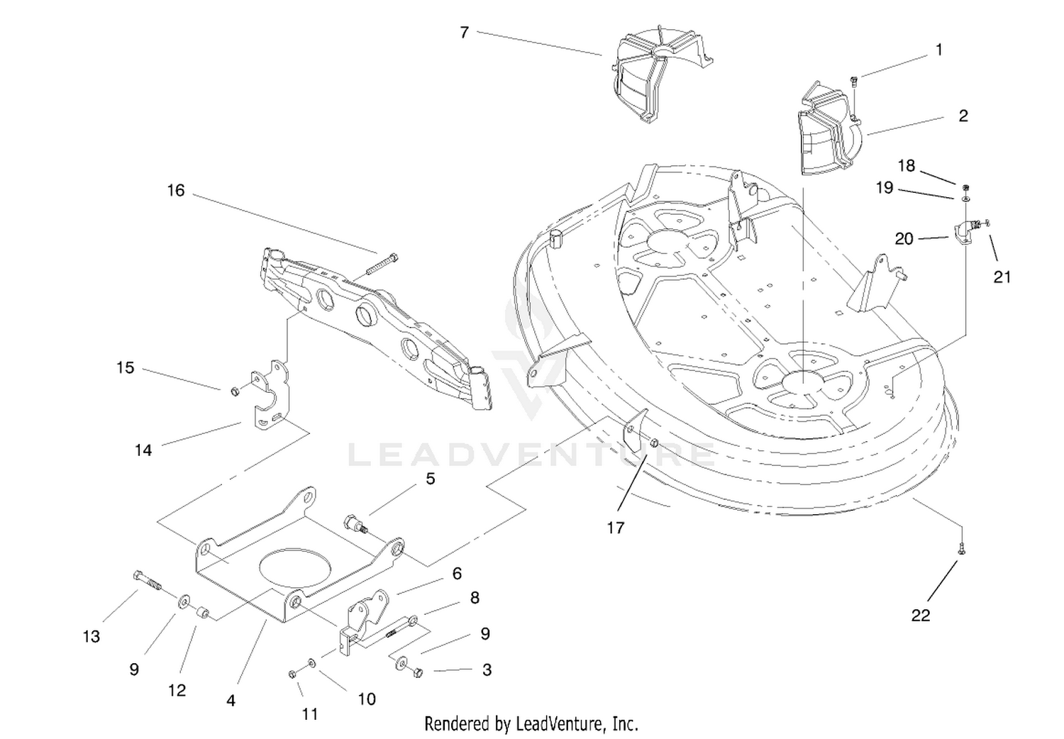 Suspension Assembly (38" Cutting Unit)