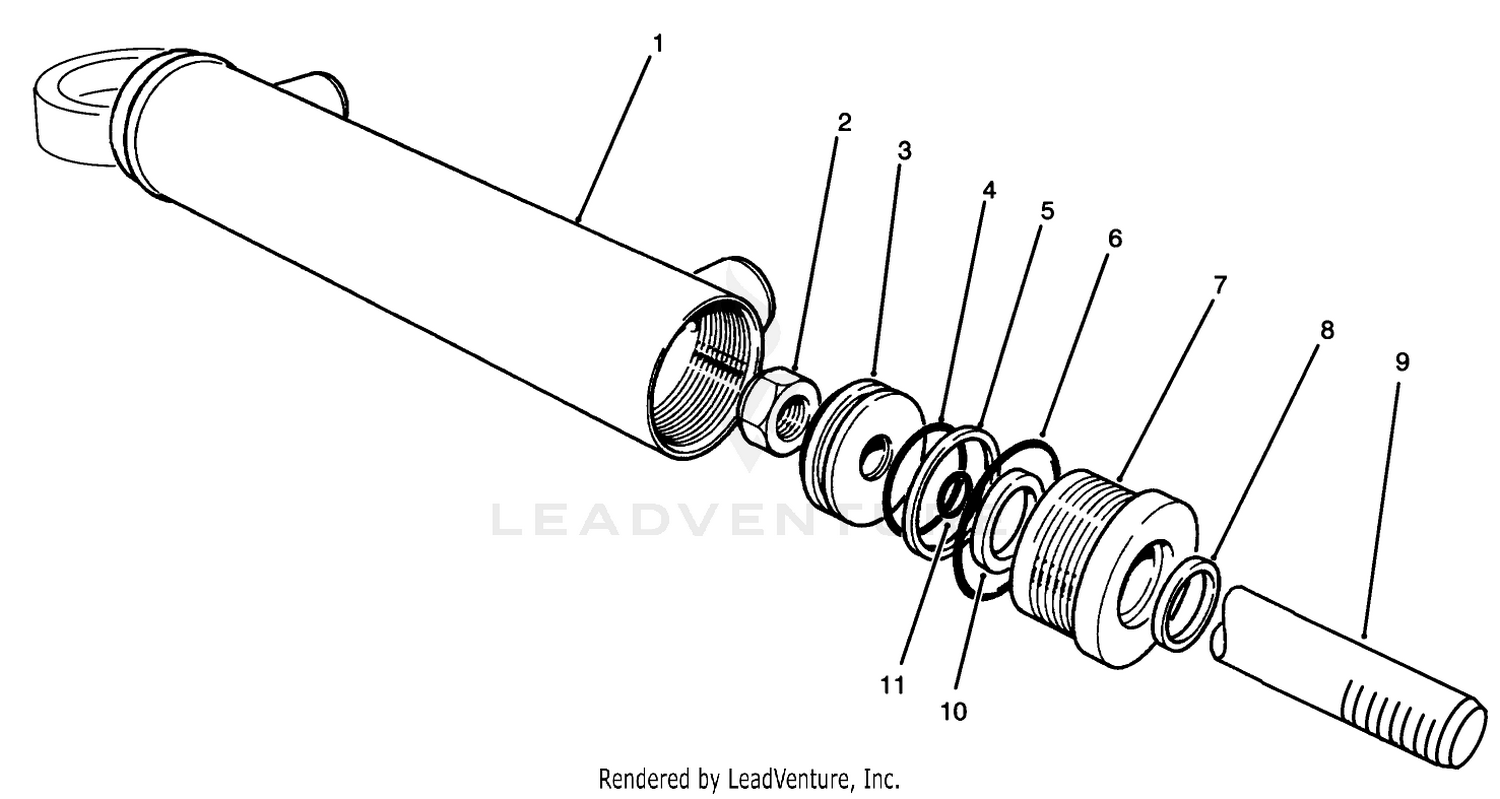Hydraulic Cylinder No. 92-6585 (model No. 30450)