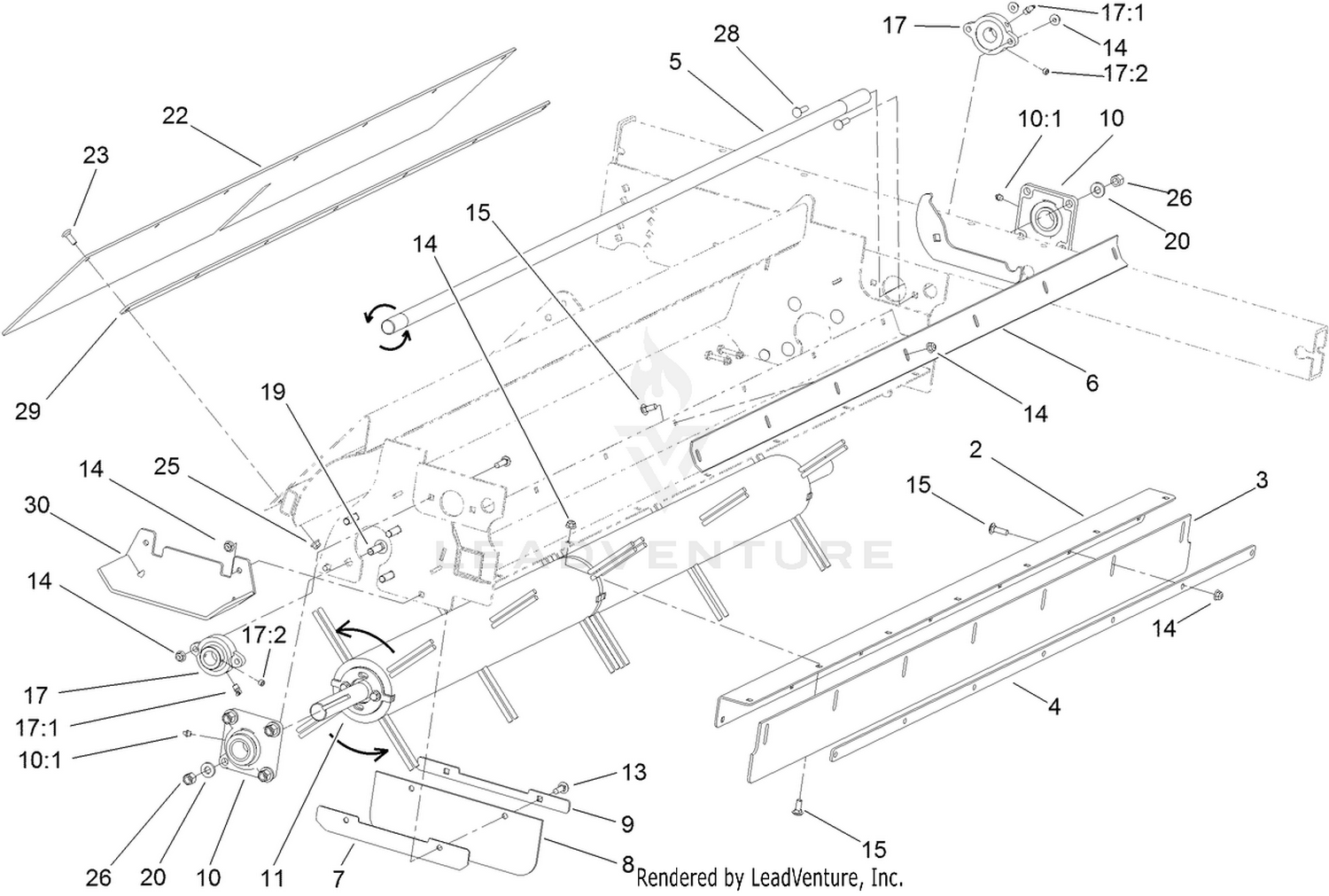 Brush and Housing Assembly
