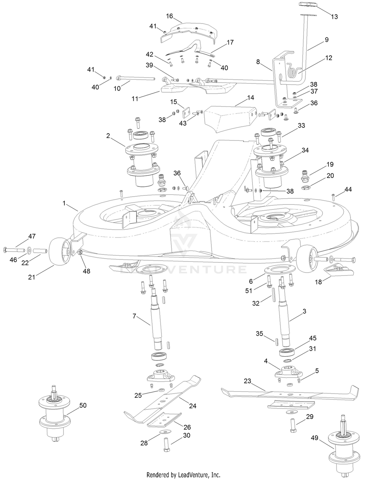 Mower Housing Assembly