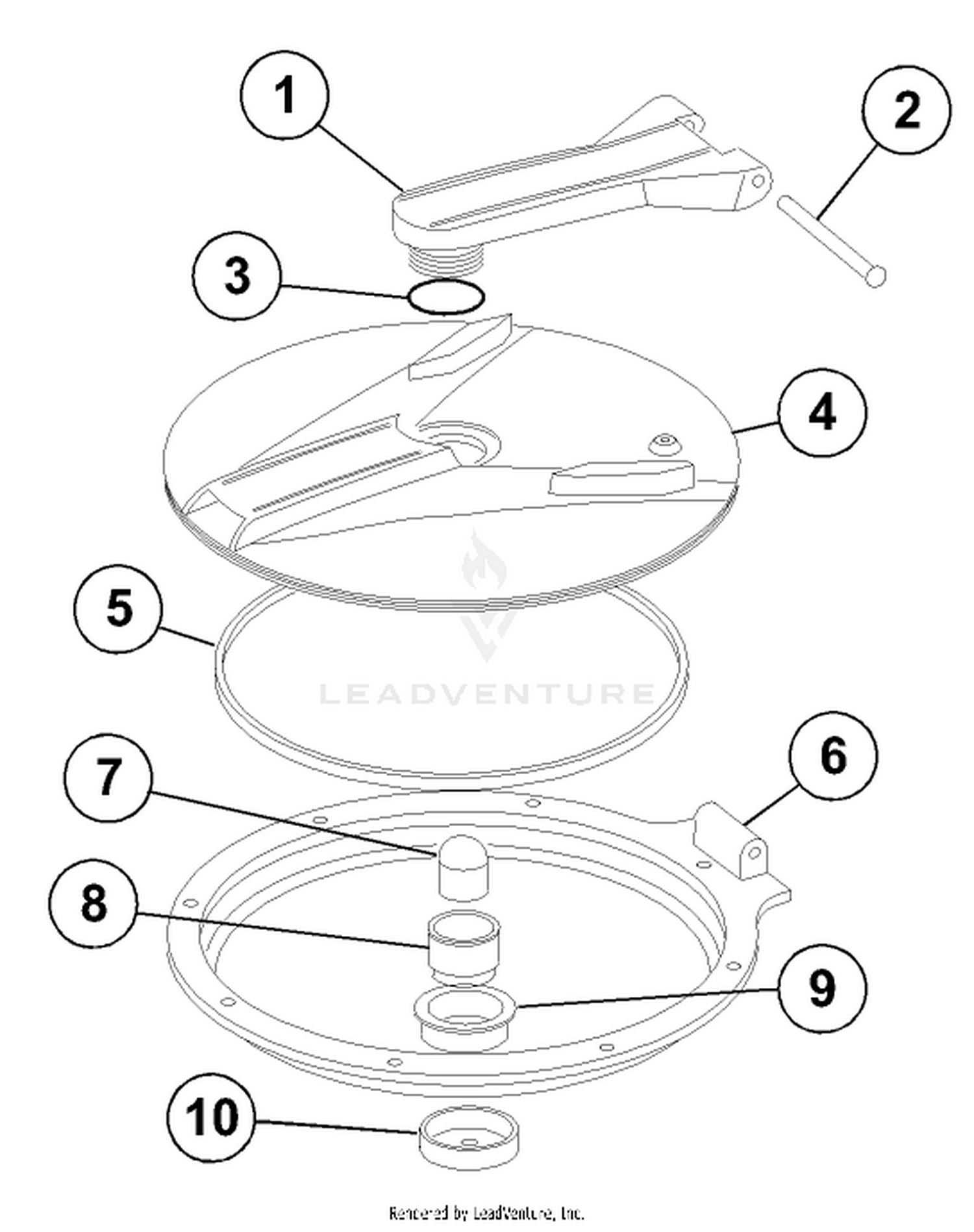 TANK LID ASSY (94-7088)