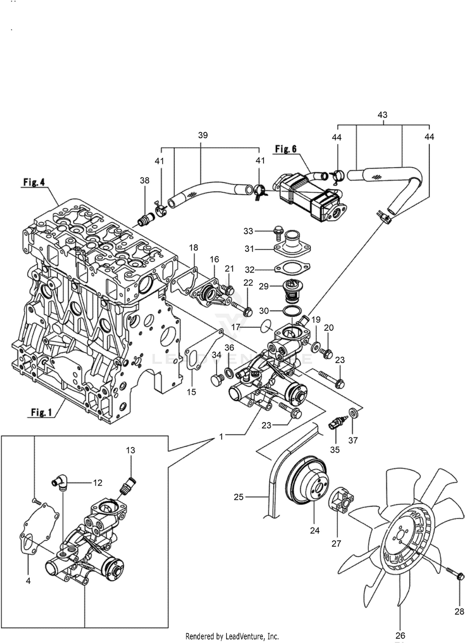 Cooling Water System Assembly