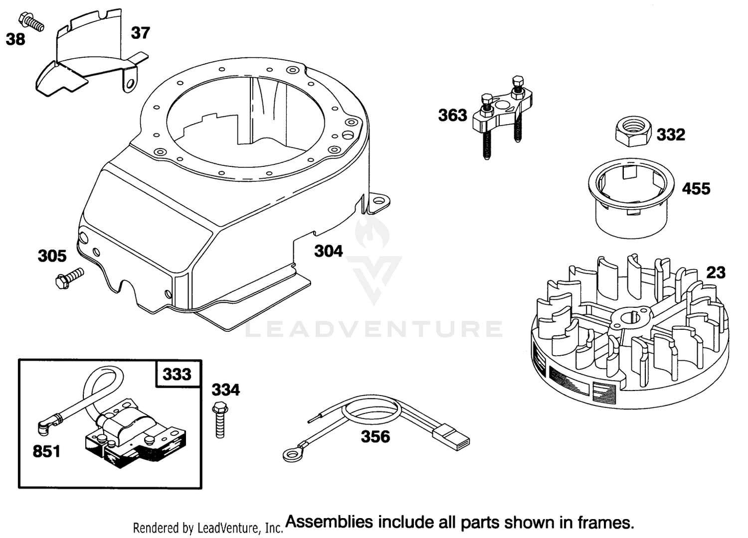 Engine Briggs  Stratton Model 127802-0513-21 7