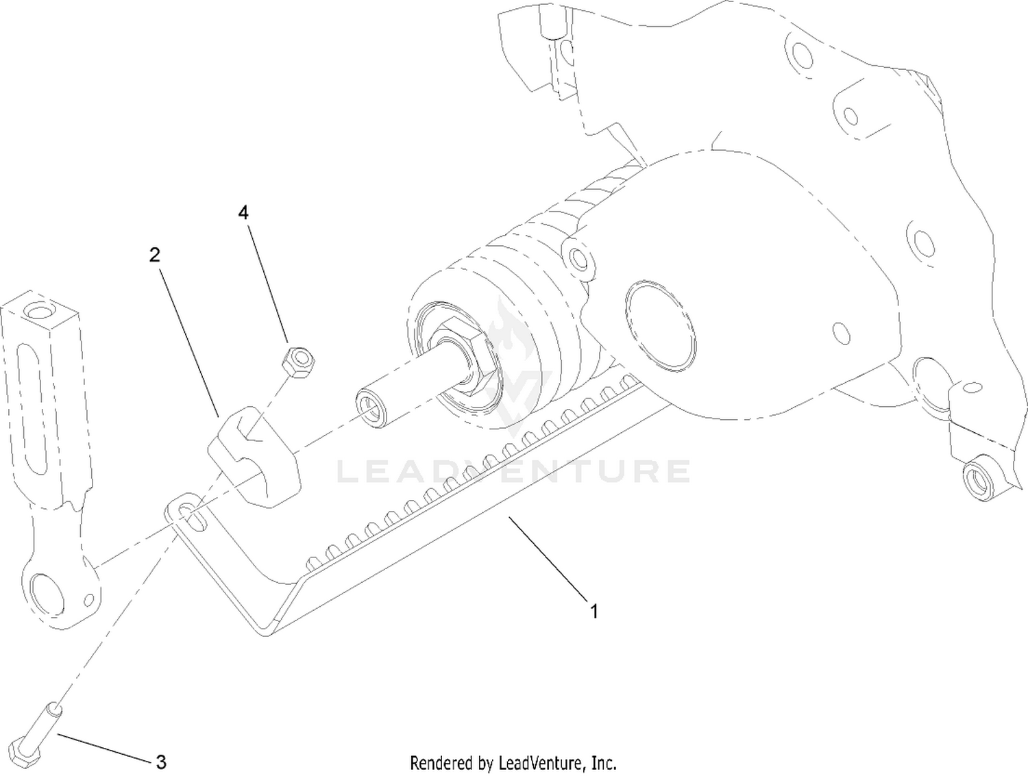 21 Inch Narrow Blade Scraper Assembly No. 108-6468