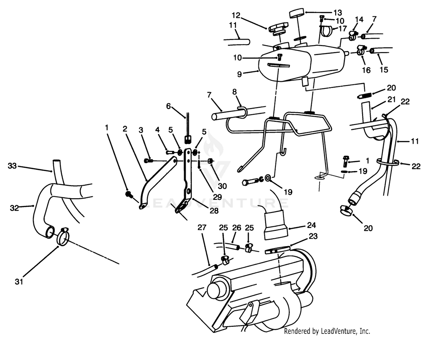 Engine Plumbing Assembly
