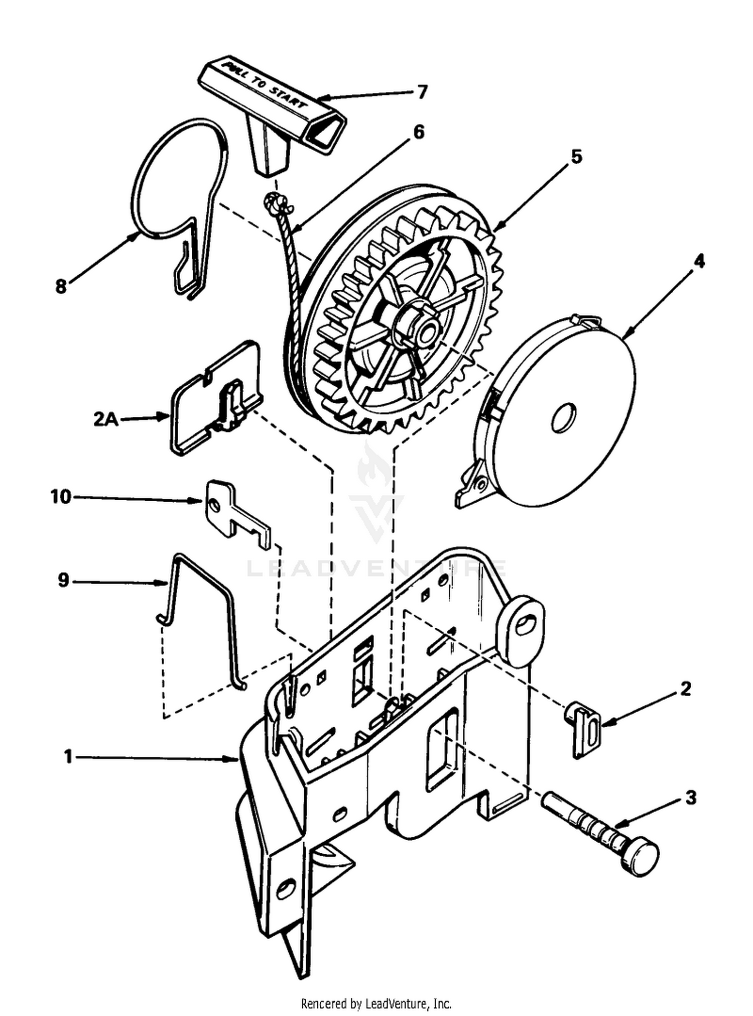Rewind Starter No. 590531