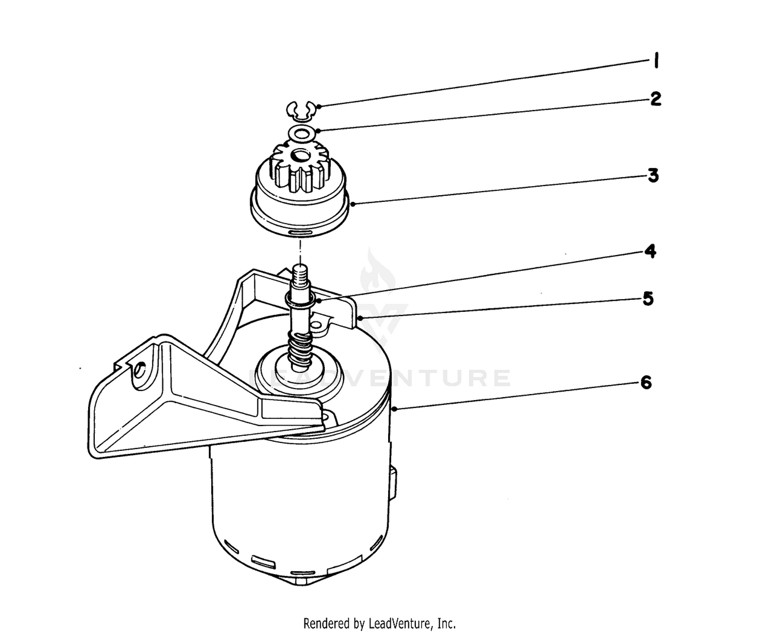 Starter Motor (model No. 20644 And 20657)