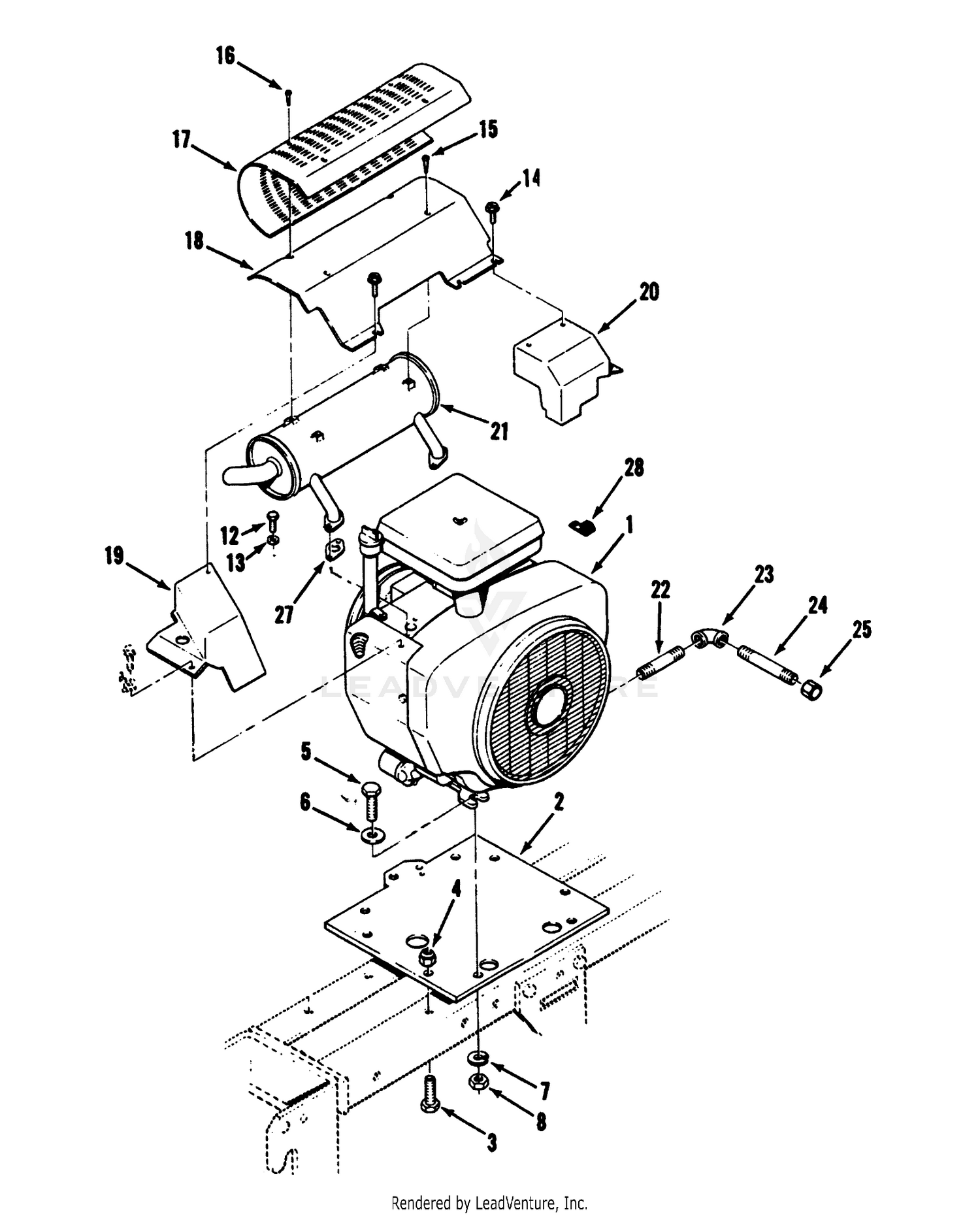 Engine And Exhaust