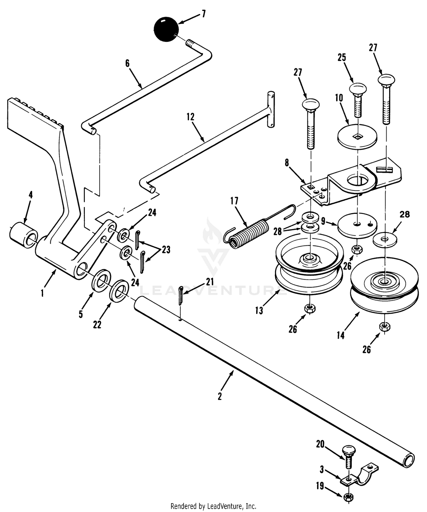 Brake  Idler Assembly (212-H)