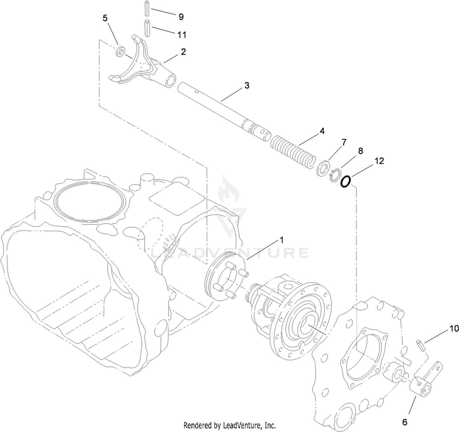 Differential Lock Assembly  Transaxle Assembly No. 115-7783