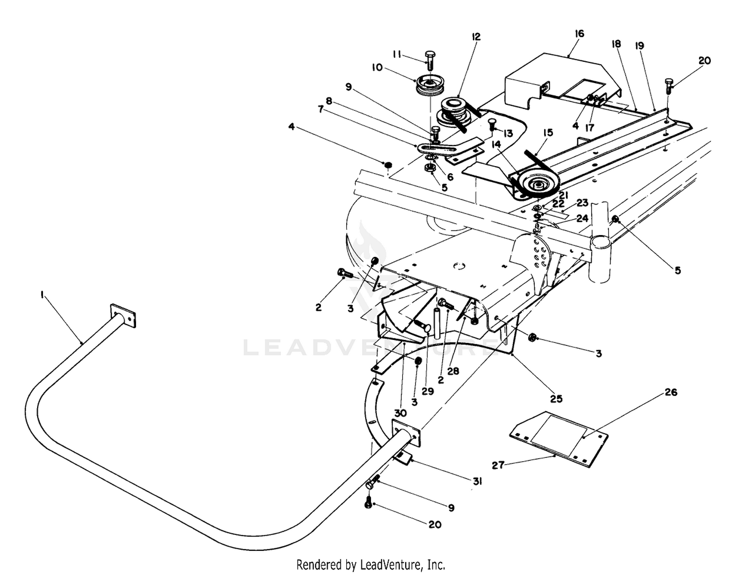 Grass Collection System Model No. 30557 (continued)(for Cutting Unit Model 30555)