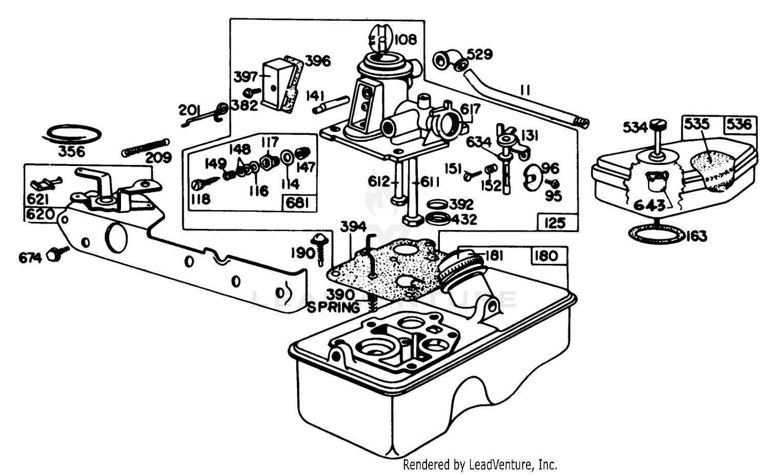 Carburetor Assembly Model 92908-1956-01