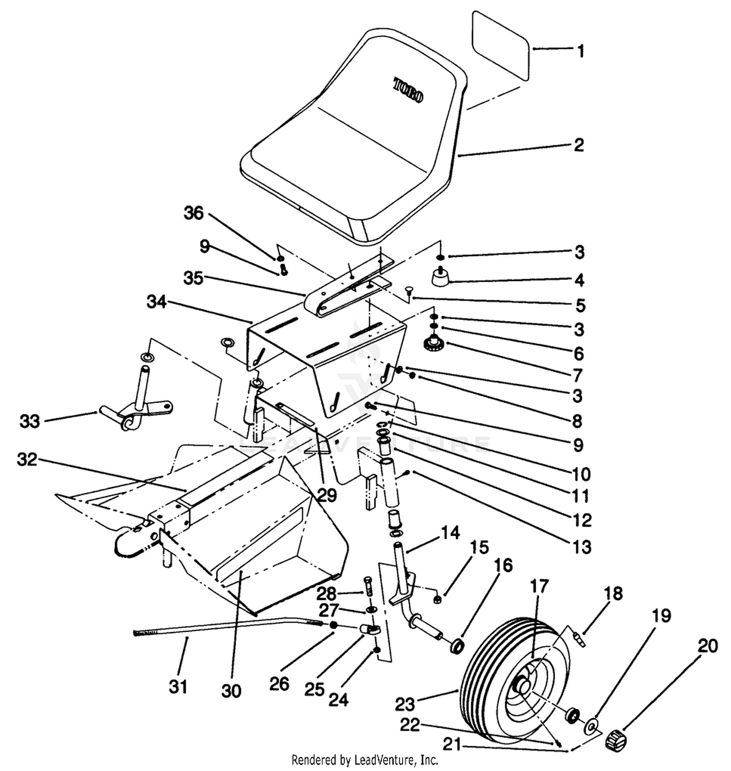 Seat And Wheel Assembly